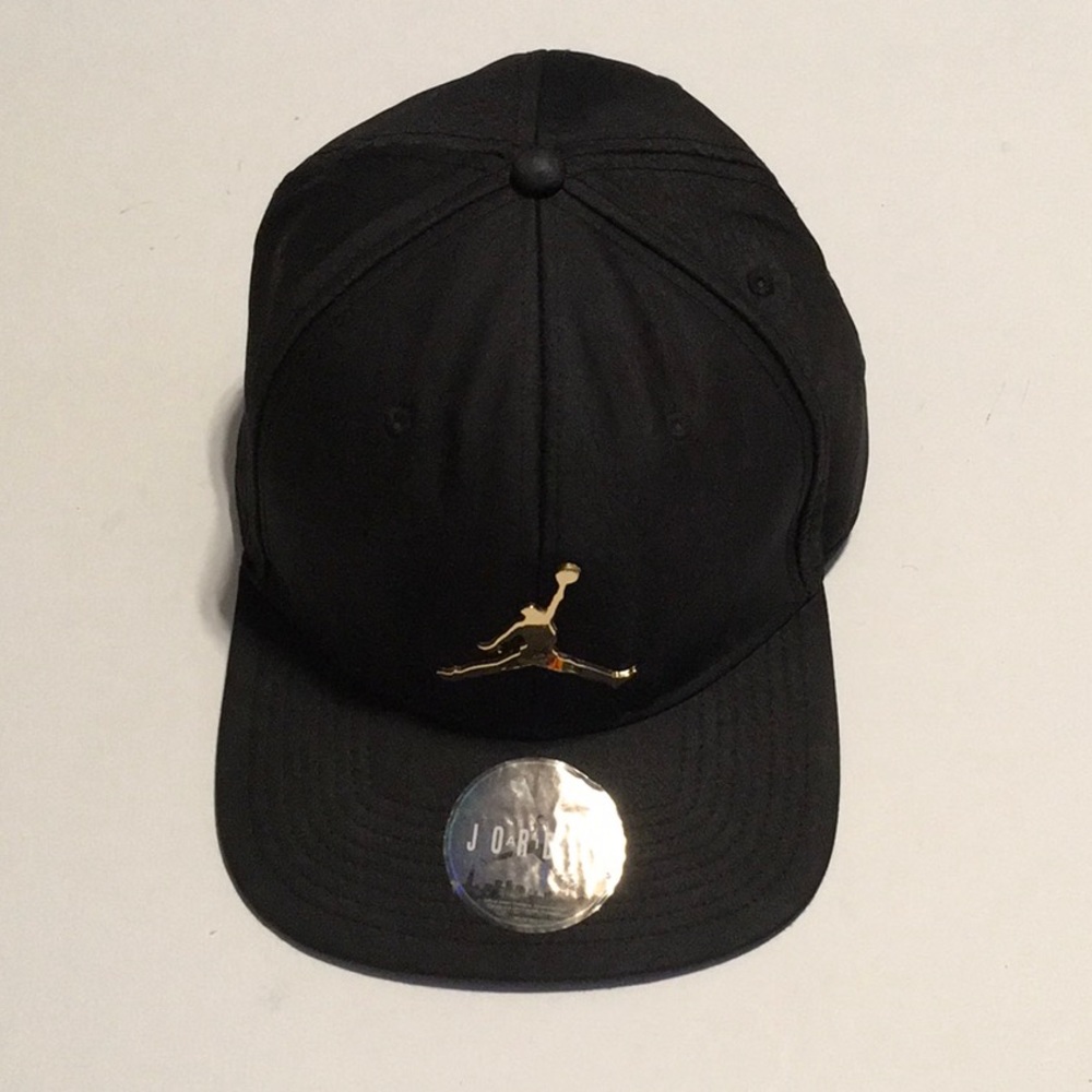Jordan Jumpman Elephant Pro Gold Ingot Logo SnapBack, Like New with label